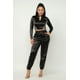 thumbnail image 4 of Conjunto de Chaqueta y Pantalón con Detalle de Rayas y Cremallera Frontal, 4 of 5