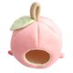 thumbnail image 2 of Forma De Manzana Pequeña Mascota Nest Hamster Hammock Cave Cave House Rosa, 2 of 3
