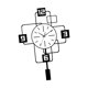 thumbnail image 4 of Reloj De Pared Con Péndulo Oscilante, Movimiento Silencioso, Reloj Colgante Para Dormitorio De Granja, 4 of 5