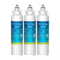 Filtro De Agua Para Frigorífico Waterdrop Adq73613401 Para Lg Lt800P, Paquete De 3