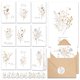 thumbnail image 1 of Tarjetas de Pésame AUDREE 20 uds 10 × 15 cm Acuarela al por mayor, 1 of 7