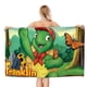 thumbnail image 1 of Franklin Toalla de playa de secado rápido con diseño temático, regalo para mujeres y niñas, ideal para cumpleaños, fans, amantes de la música, uso en la playa o al aire libre, 78 × 180 cm, 1 of 6