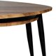 thumbnail image 3 of Mesa Benzara Clovia, juego de 2 unidades triangulares de madera y metal, 3 of 6