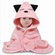 thumbnail image 1 of Toalla Para Bebé Con Capucha Animales Kawai Rosado - BABYMINE, 1 of 5