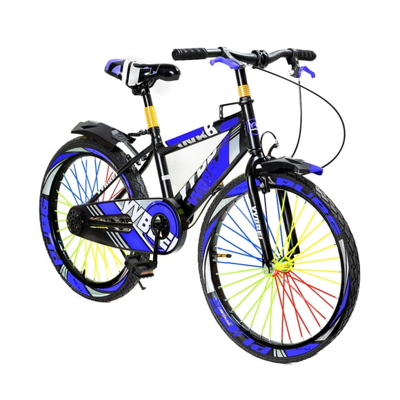 Bicicleta Niño Infantil Montain Bike Mtb Con Ruedas Aro 20 Azul