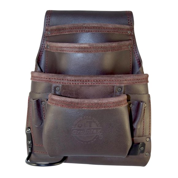Funda de Herramientas Graintex OS2220 de Cuero Curtido con Aceite – 10 Bolsillos
