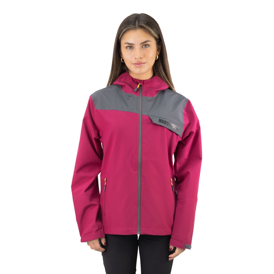 Hardwork - Hardshell Hw Norway Mujer Burdeo