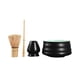 thumbnail image 3 of 4 Piezas Cuchara Batidora Matcha De Bambú Y Soporte Para Saludo Hogar Cocina Negro, 3 of 5