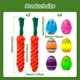 thumbnail image 3 of Set de juguetes para perro Eelexa de 8 piezas: cuerdas en forma de zanahoria y huevos olfativos, 3 of 7