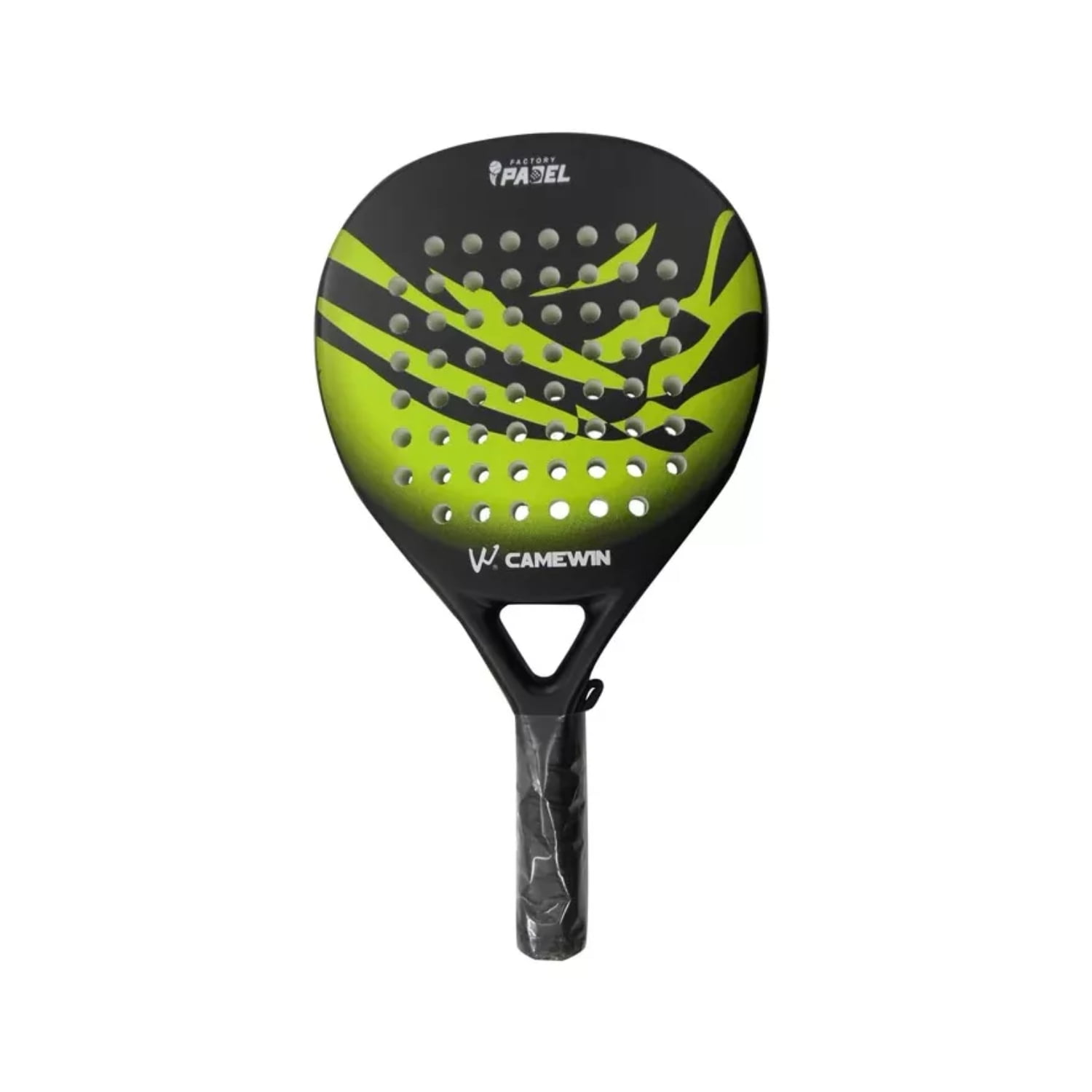 Importclick - Pala Pádel Híbrido Carbón Fibra 38 Mm + Bolso Deporte Verde