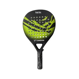 Importclick - Pala Pádel Híbrido Carbón Fibra 38 Mm + Bolso Deporte Verde