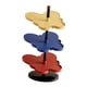 thumbnail image 2 of Zapatero Vertical De Esquina, Organizador De Almacenamiento Para Apartamento, Dormitorio, Entrada, 3 Niveles, Azul, Amarillo Y Rojo, 2 of 5