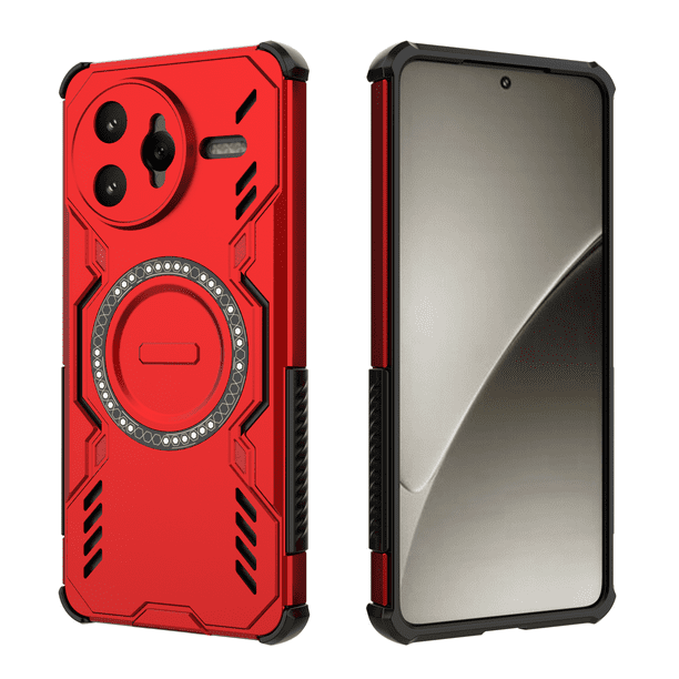 Funda FOXDOCK para Xiaomi Poco F7 Ultra , magnética, resistente a golpes, con soporte, unisex, carga inalámbrica
