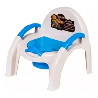 Center Web - Pelela Bacinilla Portatil Infantil Con Espaldar Azul