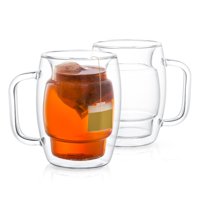 Tazas De Café Joyjolt Cadus Glass De Doble Pared, 300 Ml, Juego De 2