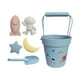 thumbnail image 5 of 6 Piezas Niños Sandbox Juguetes Interior Juego Regalo Playa Cubos Pala Conjunto De Herramientas Azul, 5 of 5