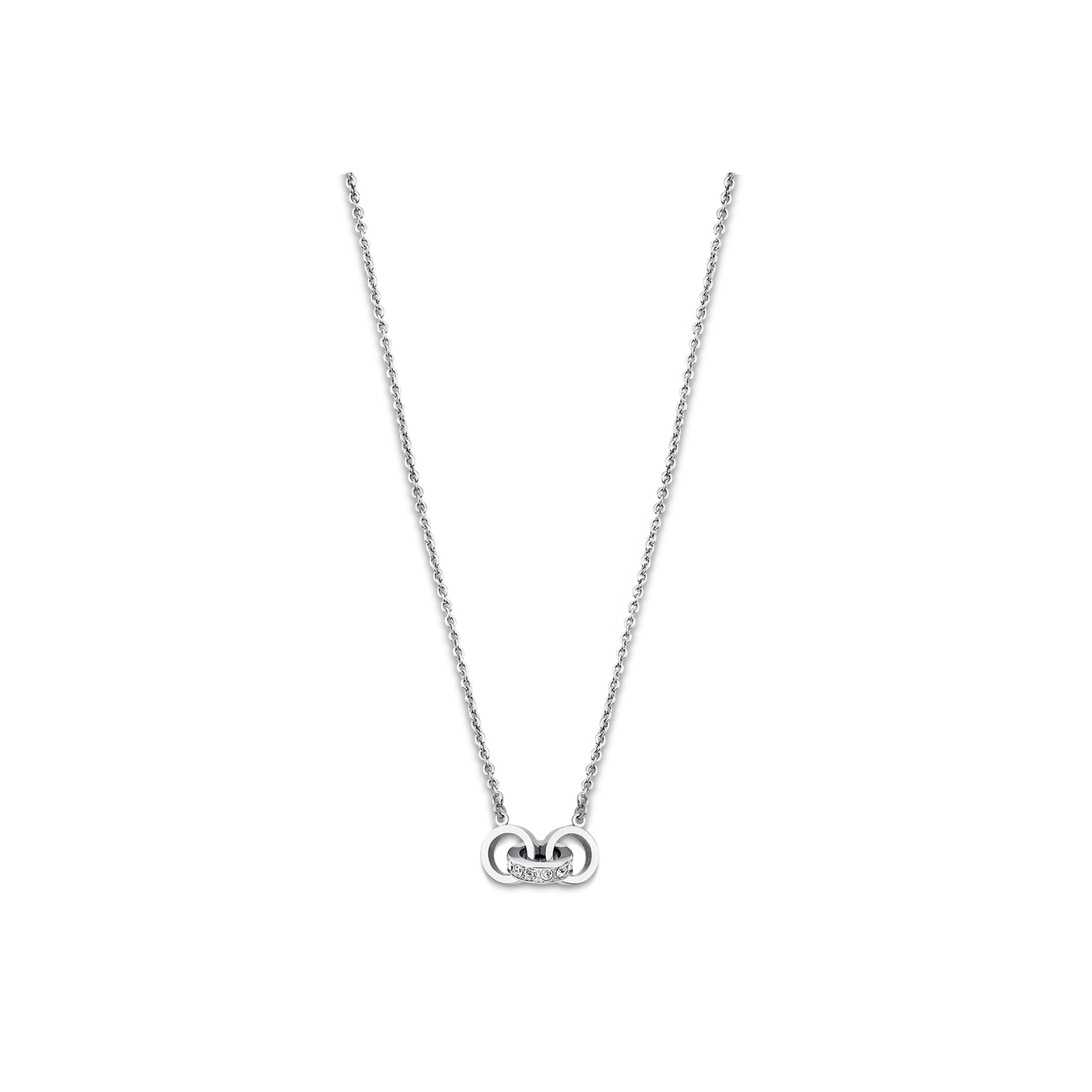 Lotus Collana Donna In Acciaio Inox Con Zirconia – Modello Ls1981 – Lunghezza 45-50 Cm