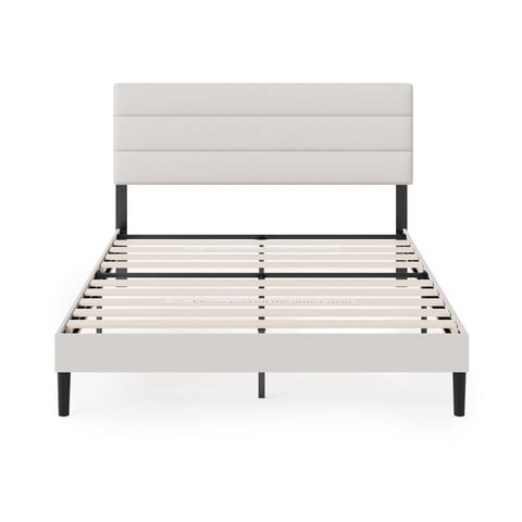 Base De Cama Premium Zinus 2 Plazas 150X190X30Cm Piper Con Respaldo