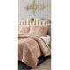 thumbnail image 3 of Cubrecama Quilt Con Diseño Hoja Relieve Plaza Y Media Rosado, 3 of 3