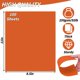 thumbnail image 2 of Cartulina UZLU 8,5 x 11 pulg 250 g/m² 100 hojas Naranja, 2 of 6
