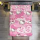 thumbnail image 1 of Cartoon Hello Kitty Bow 3 Pieces Duvet Cover Set Full Size Super Soft Fade Resistant Microfiber, 1 of 4