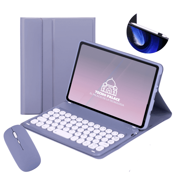 FUNDA TECLADO 2.0 + MOUSE PARA LENOVO TAB M10 PLUS 3 GEN TB125 TB128