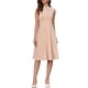 thumbnail image 2 of INSPIRE CHIC Vestidos de trabajo para mujeres 2025 Cuello simulado sin mangas Vestido midi en línea S Beige, 2 of 6