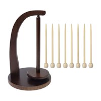 Bothyi - Soporte Para Hilo, Estante Para Hilo, Soporte Para Bolas De Hilo De Madera Para Bordado, Manualidades De Punto, Costura B