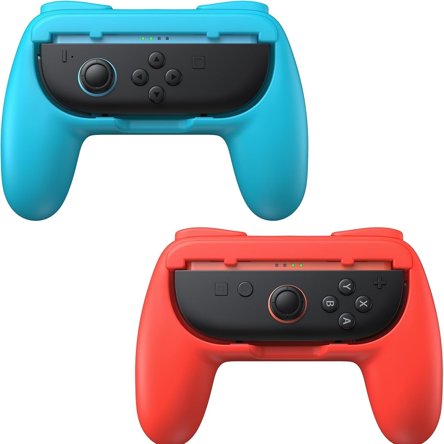 Grip Aaronmei Para Nintendo Switch 2 Joy-cons Rojo Azul