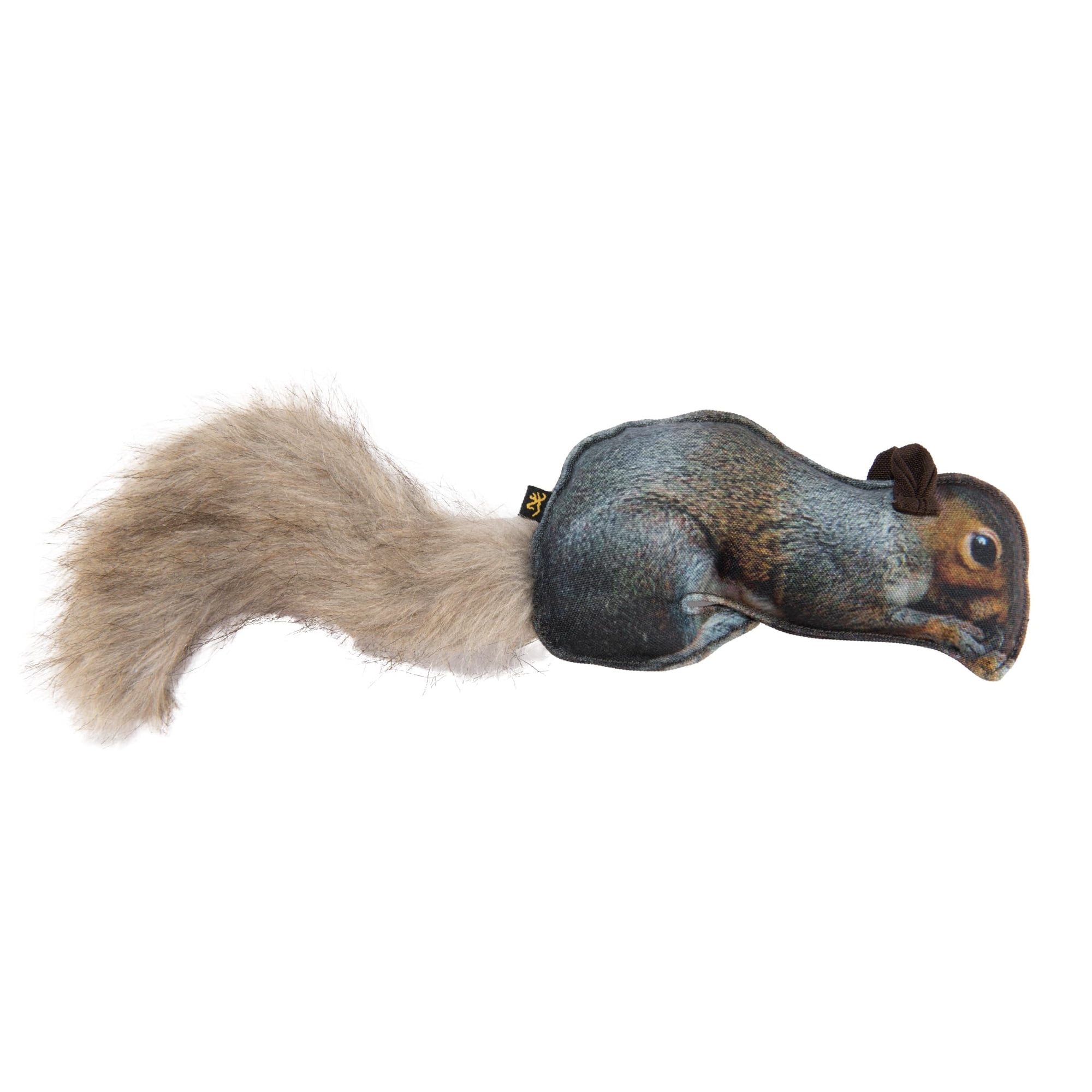 Juguete para mascotas Browning Ardilla de 11 cm con silbato gris