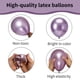 thumbnail image 3 of Balloons Ztikug, látex metálico, color morado claro, 10 pulgadas, 50 unidades, 3 of 6