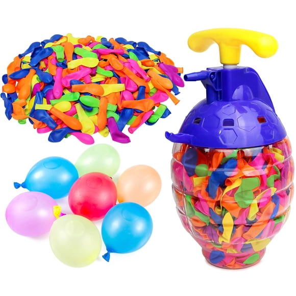 Kit de Globos de Agua Kiddie Play 500 unidades con Bomba de Llenado