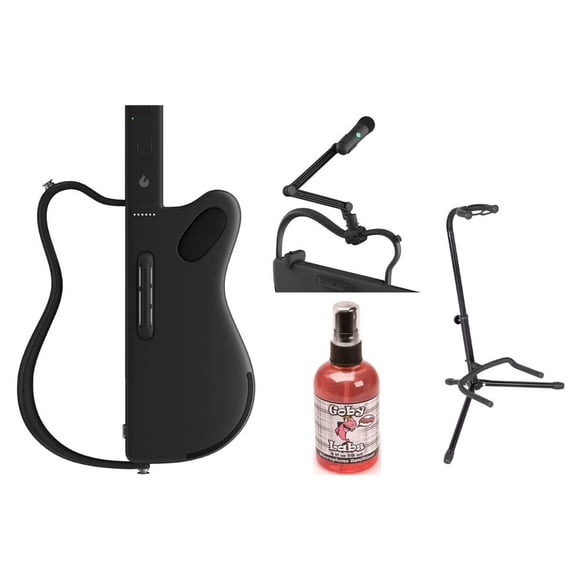 Kellards LAVA GENIE guitarra sin cuerdas paquete negro