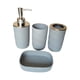 thumbnail image 4 of Juego De 4 Accesorios De Baño Con Dispensador De Loción Para Baño De Hotel, Color Gris, 4 of 5