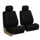 thumbnail image 2 of Juego combinado de fundas de asiento para automóviles, color negro, universal, ajuste FH Group, 2 of 8