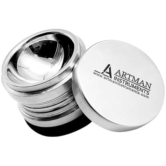 Cuenco Óseo Artman Instruments con Tapa de Acero Inoxidable