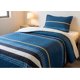 thumbnail image 4 of Cubrecama SHERPA 1.5 Plazas - Rayas Suecia Azul M953 M953, 4 of 6