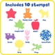 thumbnail image 2 of Set de Sellos Gigantes READY 2 LEARN para Niños, Juego de 10 Piezas, 2 of 7
