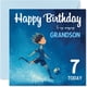thumbnail image 1 of Tarjeta de cumpleaños Stuff4 para niños de fútbol de 3 años, 1 of 7