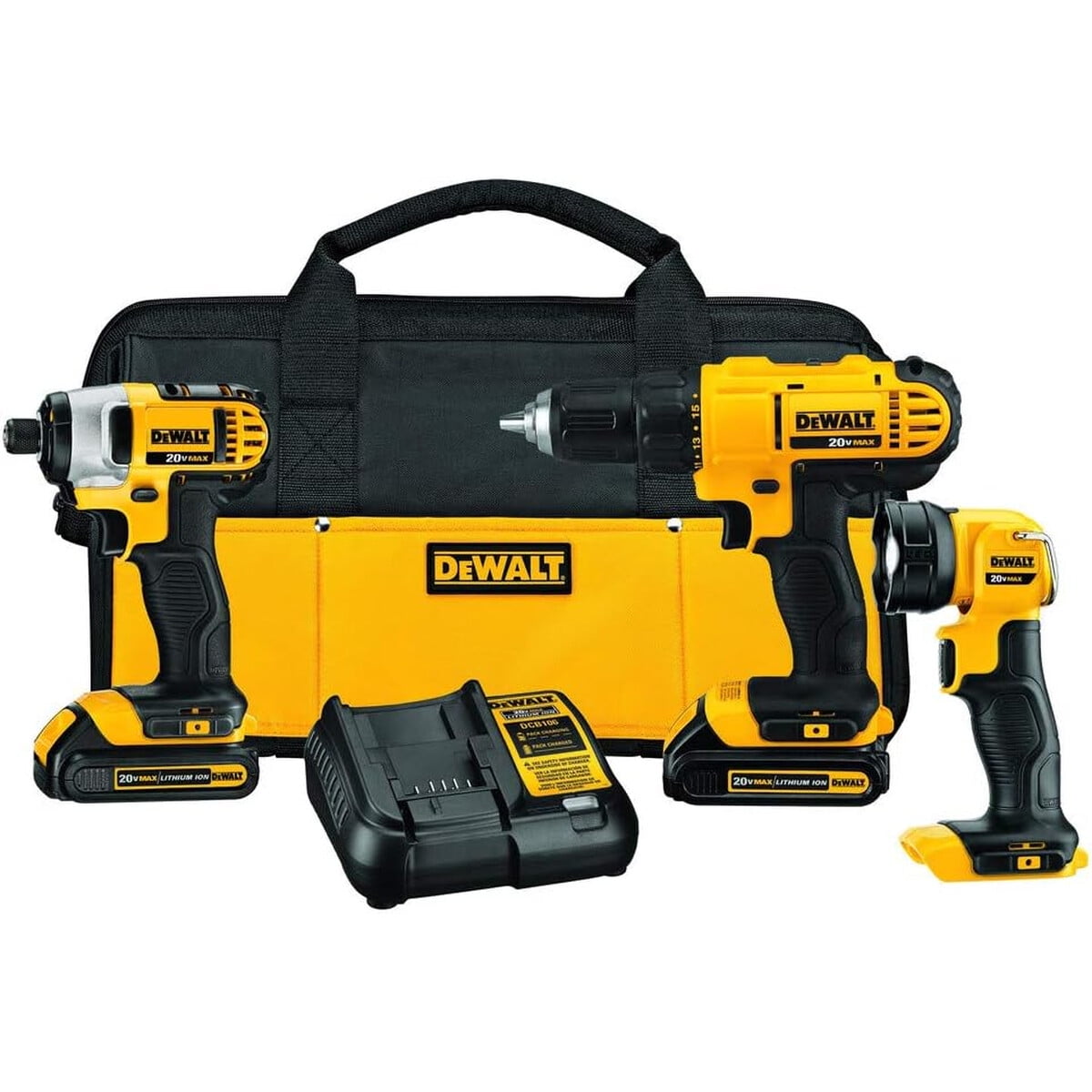Dewalt - Combo 20v Max Taladro Atornillador Impacto Led Dck340c2