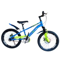 Vipnetwork - Bicicleta Aro 20 Cfeng Con Freno Disco Azul Con Amarillo
