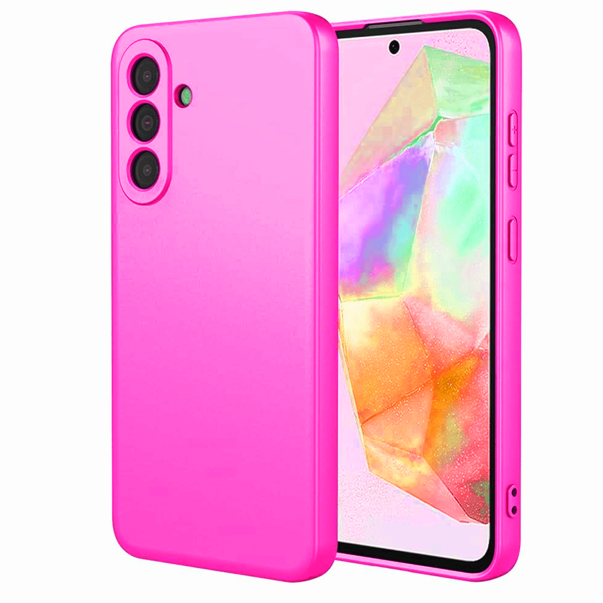 Joigo - Carcasa Para Samsung A37 Goma Fucsia