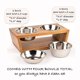 thumbnail image 5 of Juego de 2 tazones para perros Pawfect Pets 10 cm Acacia, 5 of 7