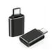 thumbnail image 1 of Adaptador Usb-c Macho A Usb-a Hembra - Certificado Norplat Negro, 1 of 4