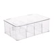 thumbnail image 1 of Organizador de bolsas de té Caja de almacenamiento multipropósito con compartimentos con tapa de té Bolso de té Organizador de cocina para gabinete de, 1 of 5