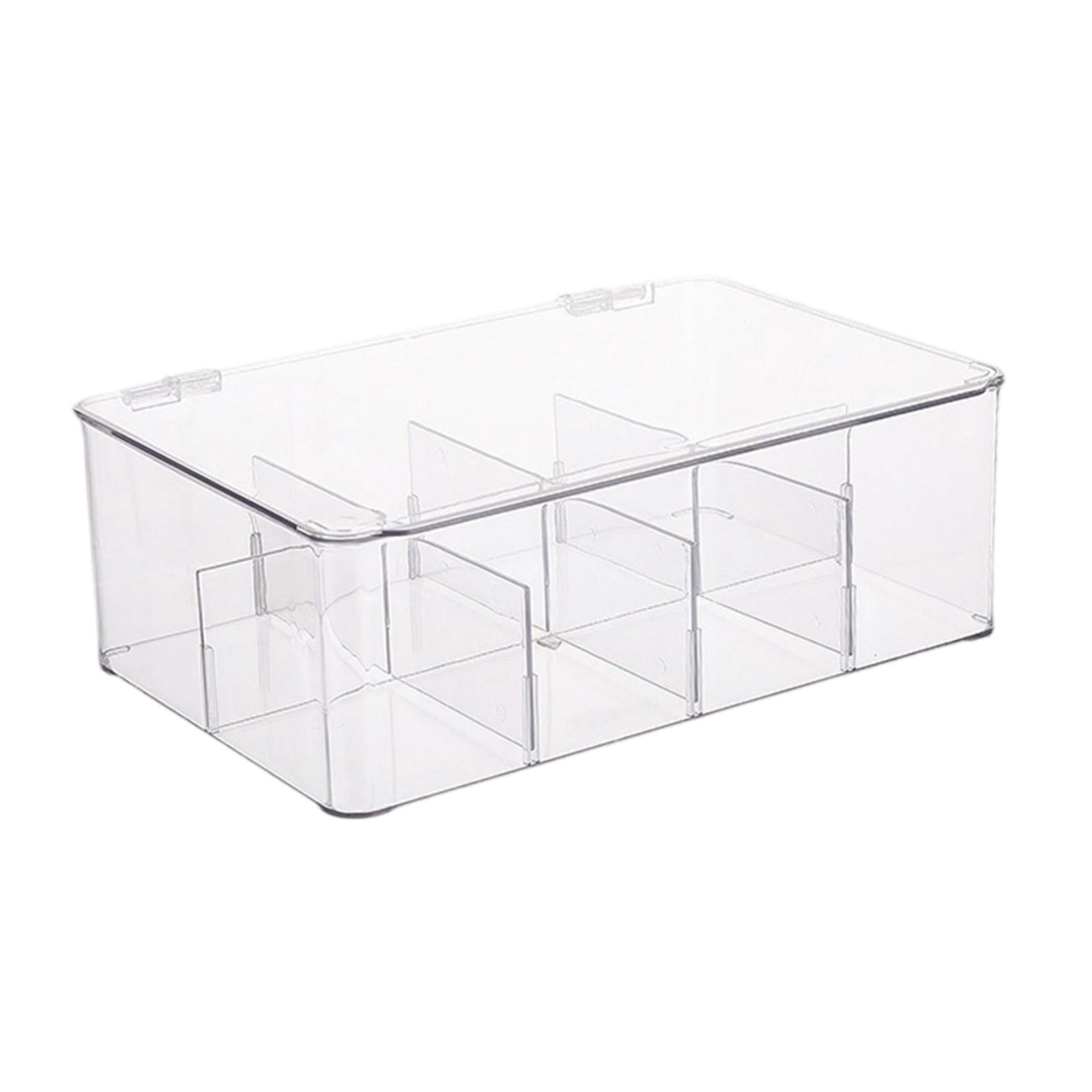 Magideal - Organizador De Bolsas De Té Caja De Almacenamiento Multipropósito Con Compartimentos Con Tapa De Té Bolso De Té Organizador De Cocina Para Gabinete De