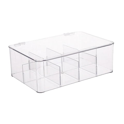 Magideal - Organizador De Bolsas De Té Caja De Almacenamiento Multipropósito Con Compartimentos Con Tapa De Té Bolso De Té Organizador De Cocina Para Gabinete De