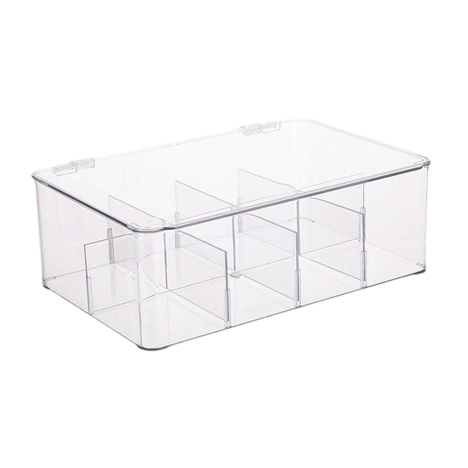 Magideal - Organizador De Bolsas De Té Caja De Almacenamiento Multipropósito Con Compartimentos Con Tapa De Té Bolso De Té Organizador De Cocina Para Gabinete De