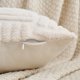 thumbnail image 3 of REGALWOVEN Fundas de Cojines Juego de 2 Fundas de Almohada Decorativas Suaves a Rayas para Sofá Decoración de Casa de Campo para Cama Sofá Sala de Estar Beige 12" x 20", 3 of 6