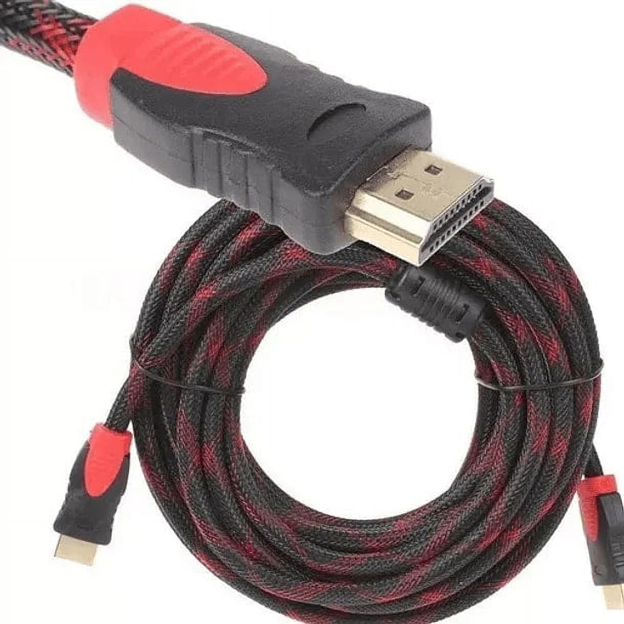 Leonimport - Cable Hdmi Mallado Largo Doble Filtro 10m Pc Tv 4k
